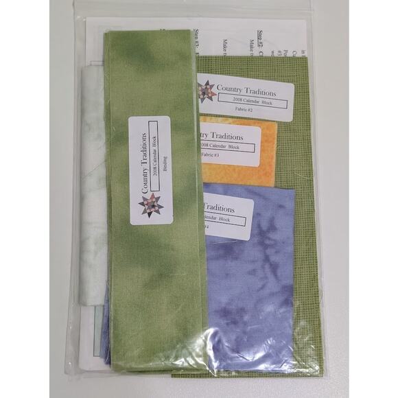 Mini Quilt Kit or Quilt Block by Country Traditions - Picture 2 of 3